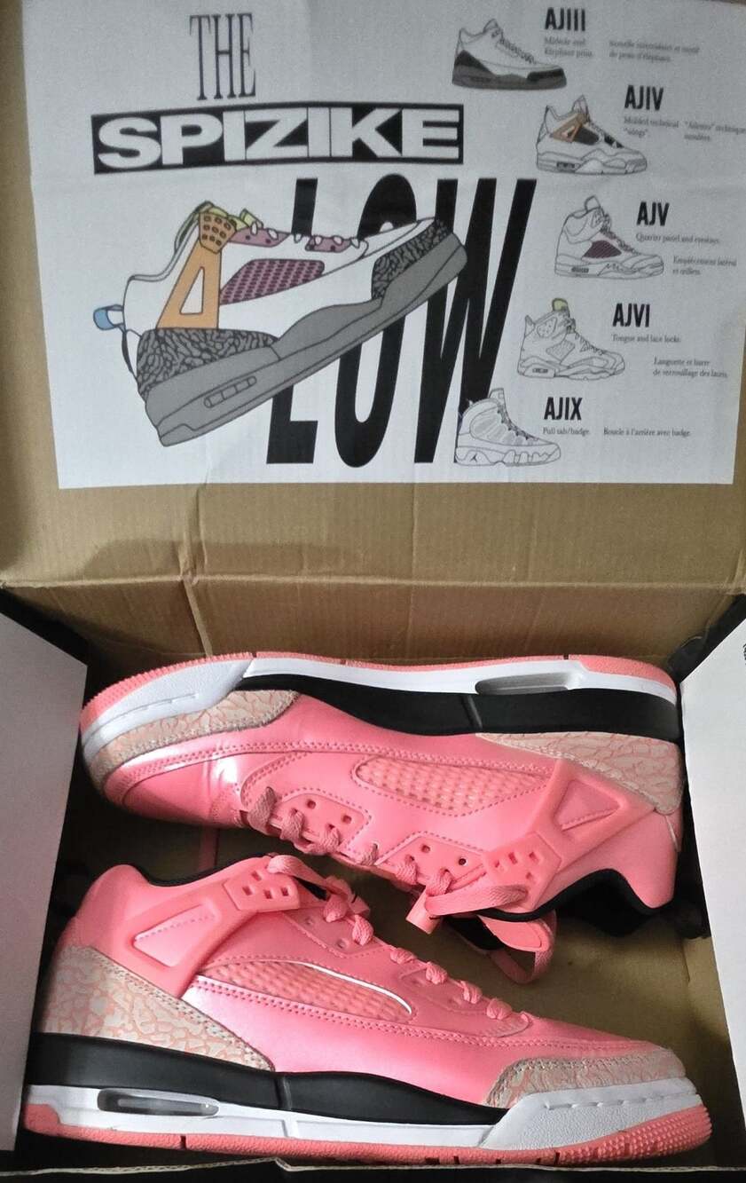 Jordan Spizike Low Pink Foam